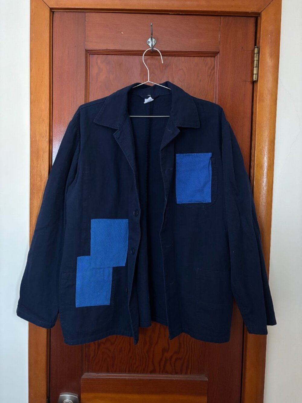 Urban Renewal Patchwork French Work Coat